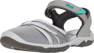 Teva Womens Tira Ct Closed Toe Sandals, Grey Drizzle Driz, 3 UK