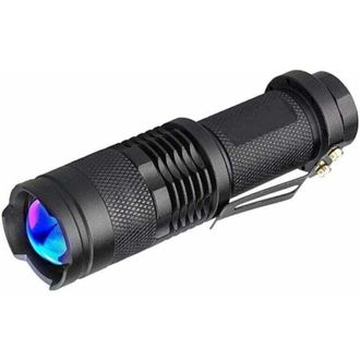 OEM Linterna Uv - 365 Nm - Linterna Led Ultravioleta - Luz Negra - Zoom - Para Detectores De Billetes - Verificaci&oacute;n De Documentos - Caza De Escorpiones -