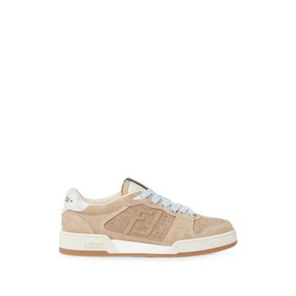 Fendi Schoenen, Dames, Beige, 38 EU, Leer, Match Sneakers