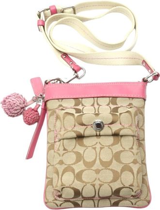 Coach pink Leather Shoulder Bag (Pre-Owned)