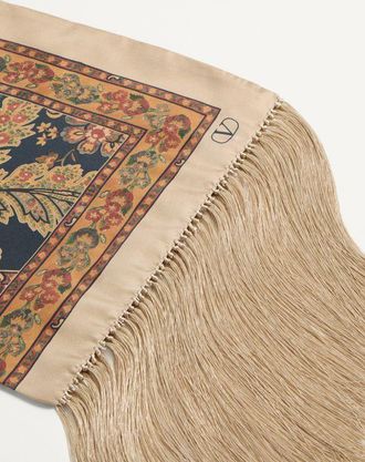 Valentino Garavani Sciarpa Cachemire In Seta Donna NAVY UNI