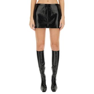 Courr&egrave;ges Rokken, Dames, Zwart, S, Katoen, Short Shorts