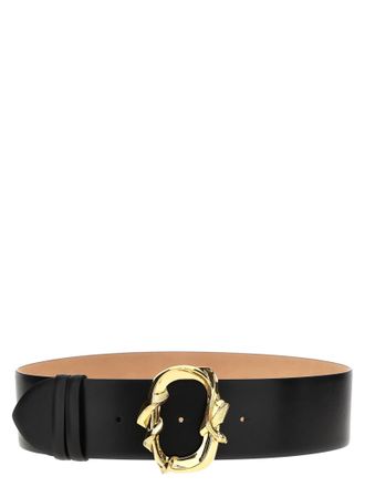 Alexander McQueen Womens Snake Belt