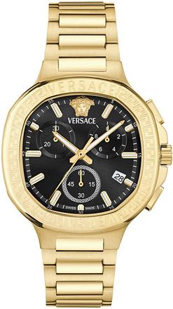 Versace Womens V-Chrono Square Watch