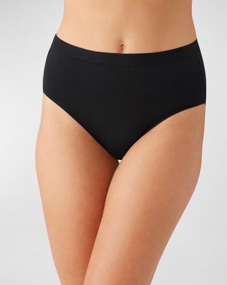 Wacoal Understated High-Rise Stretch Cotton Briefs