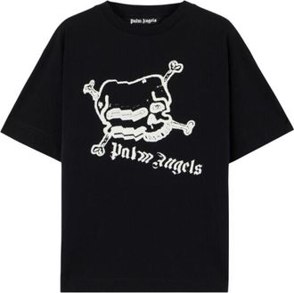 Palm Angels Black Crew Neck T-Shirt