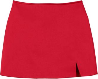 Marc Jacobs Rode Satijnen Bias Cut Rok - Dames - Korte rokken - Rood - XS - Satijn - Rokken