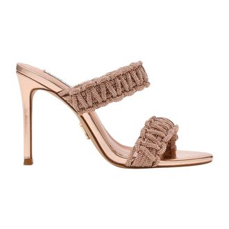 Steve Madden Heeled Mules, female, Pink, Size: 8 1/2 US Steve Madden Sandals Pink