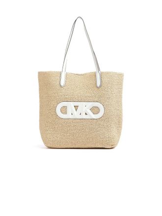 Michael Kors Eliza Extra-Grote Schoudertas Beige