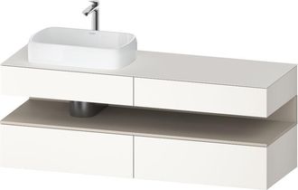 Duravit Duravit Qatego Consola Mueble Bajo Lavabo, 2 Extensiones, 2