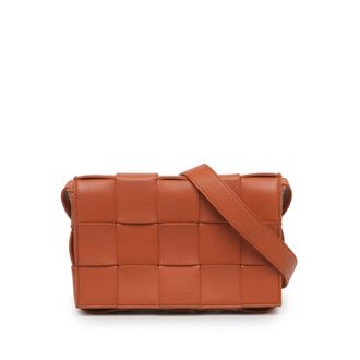 Bottega Veneta Pre-owned Bottega Veneta Small Nappa Intrecciato Cassette Crossbody Ladies KCVM591F9L8QDDOR