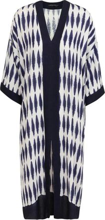 Lenny Niemeyer v-neck ikat dress - Blue