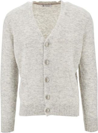 Brunello Cucinelli Alpaca and cashmere blend cardigan Man 48