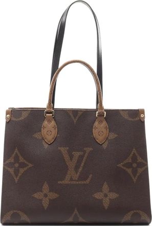 Louis Vuitton Borsa a mano On-The-Go MM 2021 - Marrone