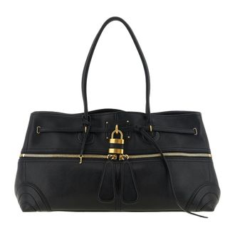 Chlo&eacute; Paddington Sling Large Shoulder Bag - Bags - Mujer - Negro - ONE SIZE
