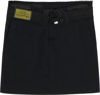 Maison Margiela Minigonna svasata - Nero