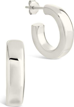 Sterling Forever Marisa Hoop Earrings in Silver at Nordstrom