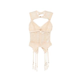 Zimmermann Lace-trim Corset Top