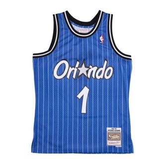 Mitchell & Ness Sportswear, male, Blue, Size: S Anfernee Hardaway Basketball Tank Top