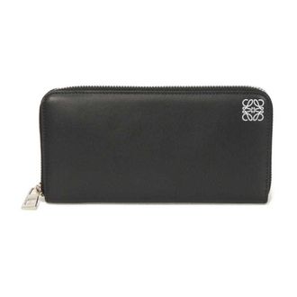 Loewe Black Leather Long Wallet (Bi-Fold) (Pre-Owned)