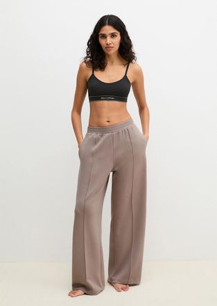 Marc O'Polo Shorts MARC OPOLO Modal Allure, Damen, Gr. XL (46), N-Gr, driftwood, Jersey, Obermaterial: 50% Polyester, 43% Modal, 7% Elasthan, Hosen Shorts