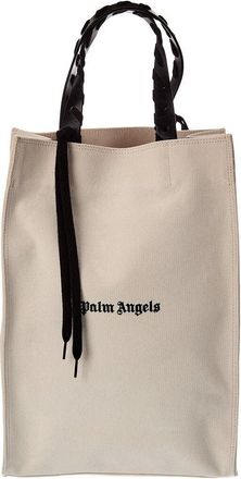 Palm Angels Logo Canvas & Leather Tote