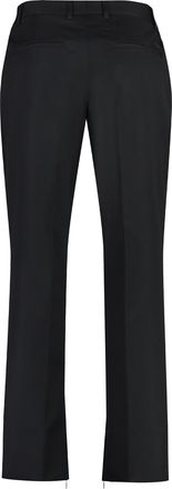 Off-white Mens Virgin Wool Trousers Black