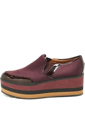 Fendi slip-on platform sneakers - Purple