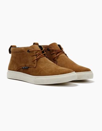 Ben Sherman Mens Ben Sherman Parkway Suede Mens Tan Boots - Brown - Size: 12