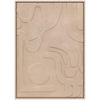 Atmosphera Atmosphera - Azra Beige 3d Tapiz 50x70cm Cr&eacute;ateur DInt&eacute;rieur