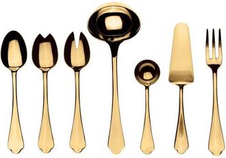 Mepra Dolce Vita Serving Set - 7 Pieces in Gold at Nordstrom