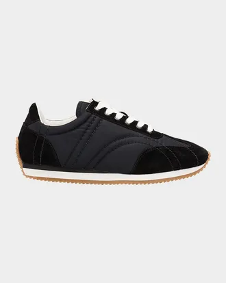 Toteme Sport Monogram Quilted Low-Top Sneakers