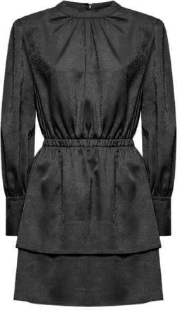 Silvian Heach Fayium Dress - Dames - Korte kleedjes - Zwart - S - Polyester - Kleedjes