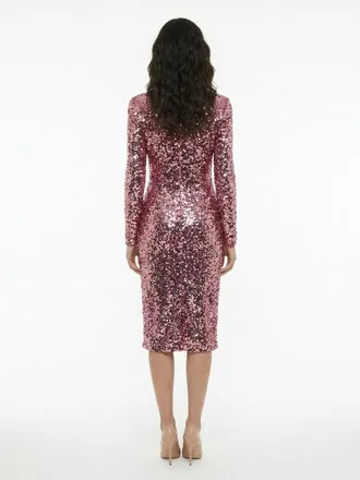 Dolce & Gabbana Sequined Dress - Pink