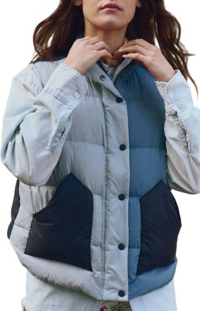 The Great. Polar Vest In Navy Colorblock