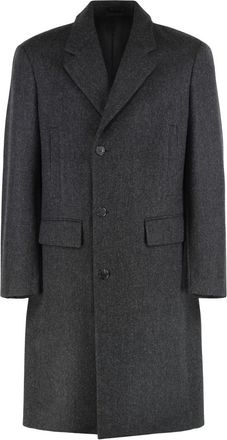 Prada Dark Grey Regular Trench Coat
