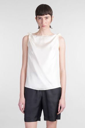 Loulou Studio Remy Topwear In Beige Silk