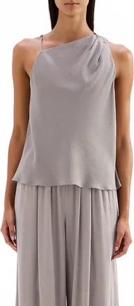 Nude Lucy Anthea One Shoulder Top In Moonstone