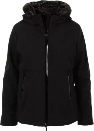 People of Shibuya Waterdichte zwarte jas met thermische isolatie - Dames - Winterjassen - Zwart - 2XS - Polyester - Jassen