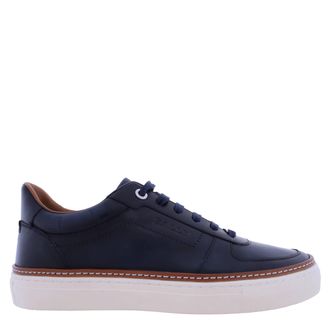 Bally Hens Brushed Leather Low-Top Sneakers, Brand Size 5 ( US Size 6 )