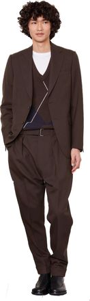 Officine G&eacute;n&eacute;rale Single-Breasted Wool Jacket Mod. Giovanni