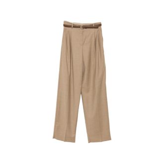 Max Mara Pleated Wide-leg Trousers