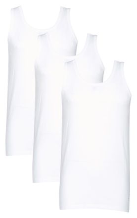 BOSS Tank Top 3P BM 10111875 02, Canottiera Sportiva Uomo, White 100, X-Large (Taglia Produttore: XL) (Pacco da 3