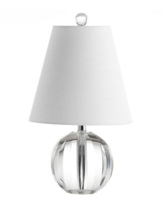 Jonathan Y Designs Jonathan Y Goddard 16In Crystal Ball/Metal Led Table Lamp