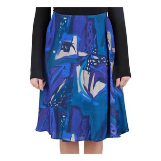 Kiton Short Skirts, female, Blue, Size: XS Regular Fantasy 100% Handmade Skirt