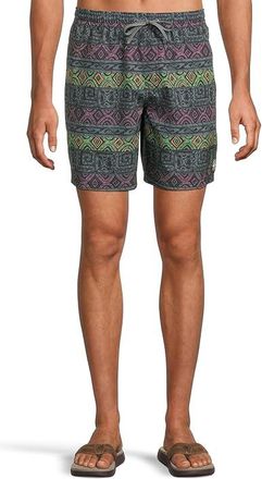 Quiksilver Global Heat 18 Nb Volley Mens Swimwear Sunset Purple : XL, Elastane/Polyester/Suede