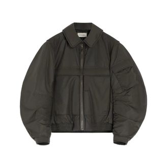 Christophe Lemaire Bomber Jackets, female, Brown, Size: 2XS Bomber