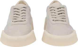 Fear of God Grey Minimalist Calfskin Low-Top Sneakers