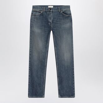 The Row Jeans blu medio in denim di cotone