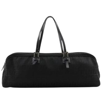 Fendi Pre-owned Zucchino Tote bag - Dames - Pre-owned - Zwart - Maat: ONE Size Nylon